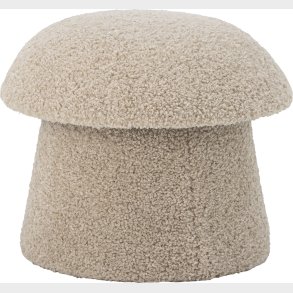 Bloomingville - Bocca Puf Med Opbevaring - Natur - Polyester