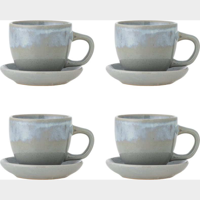 Bloomingville - Brenta Kopper Med Underkop - 8 Dele - Bl