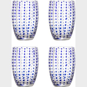 Bloomingville - Brinley Drikkeglas - Bl - Glas - St Med 4