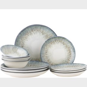 Bloomingville - Calen Services�t Til 4 - Bl� - Stent�j - 12 Dele