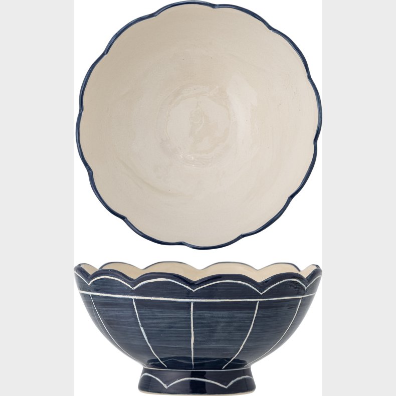 Bloomingville - Caliam Skl - Bl - Stentj Keramik