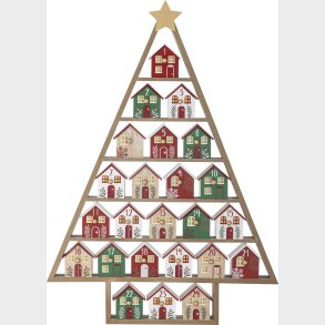 Bloomingville - Calvin Julekalender - Rd - Mdf