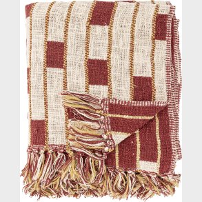 Bloomingville - Cang Plaid - Rd - Bomuld