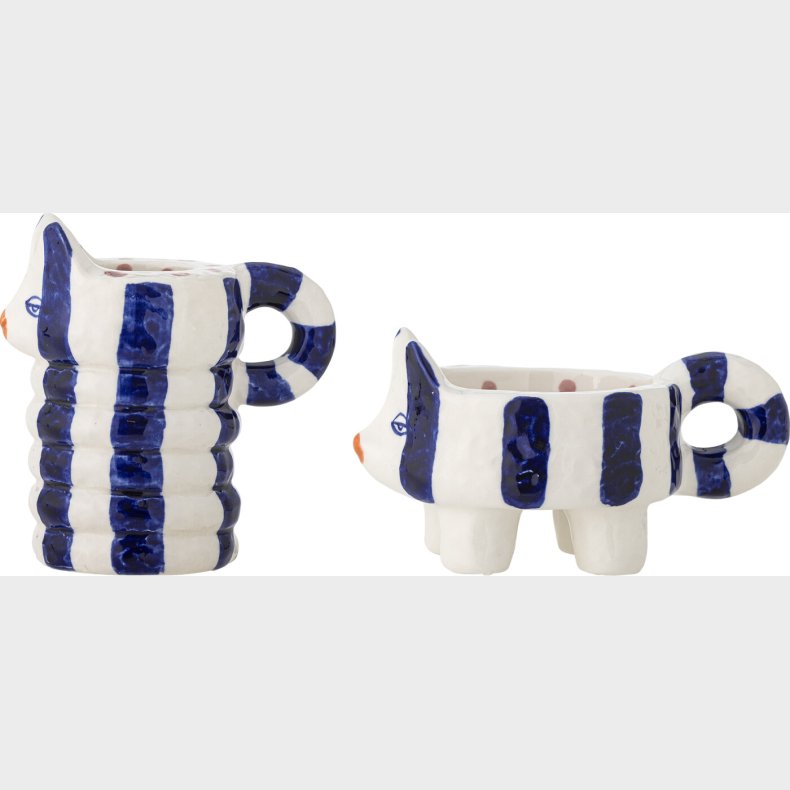 Bloomingville - Caty Lysestager - Bl - Stentj - St Med 2 Stk