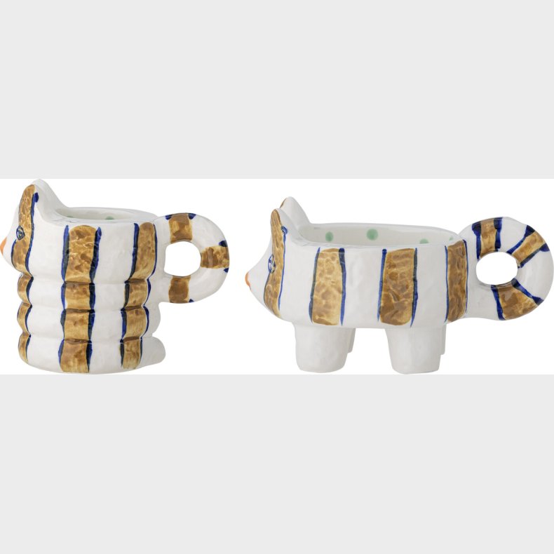 Bloomingville - Caty Lysestager - Brun - Stentj - St Med 2 Stk