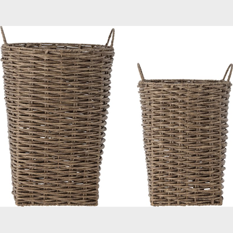 Bloomingville Opbevaringskurv - Cestina - Polyrattan - S�t Med 2