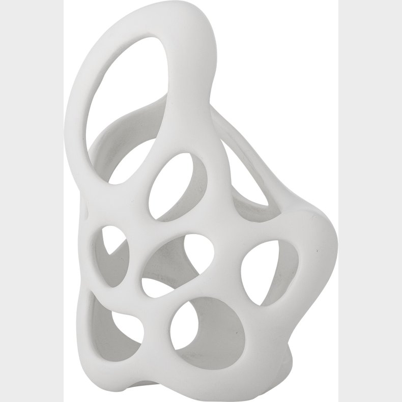 Bloomingville - Chanet Deko - Hvid - Polyresin