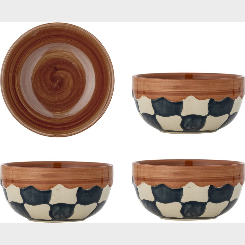 Bloomingville - Check Skl - Bl - Stentj - St Med 4