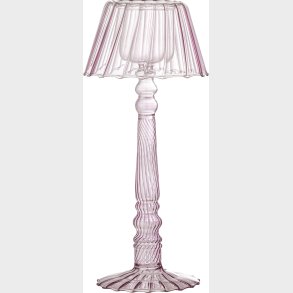 Bloomingville - Cisco Fyrfadsstage - Rosa - Glas