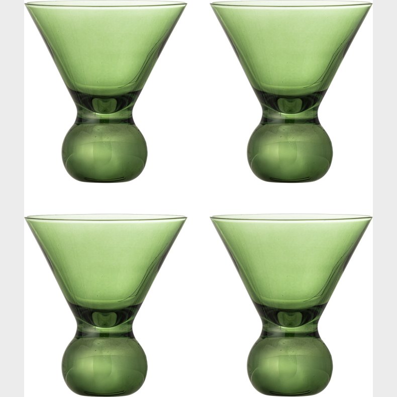 Bloomingville - Corliss Cocktailglas - Grn - Glas - St Med 4