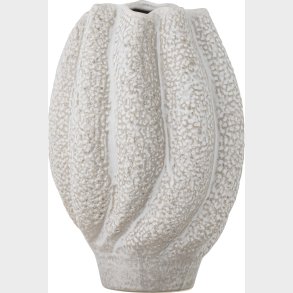 Bloomingville - Cove Vase - Hvid - Stentj Keramik