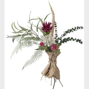 Bloomingville - Crown Buket - R?d - Kunstige Blomster