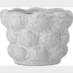 Bloomingville - Dieter Urtepotteskjuler - Hvid - Stentj Keramik