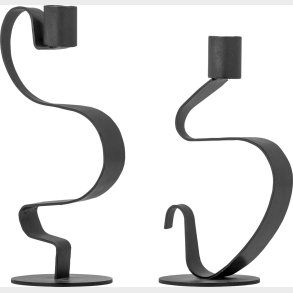 Bloomingville - Do Lysestage - Sort - Metal - St Med 2