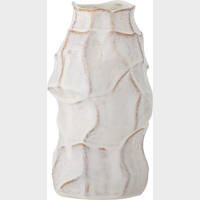 Bloomingville - Dolores Vase - Hvid - Stentj Keramik - H 24 Cm