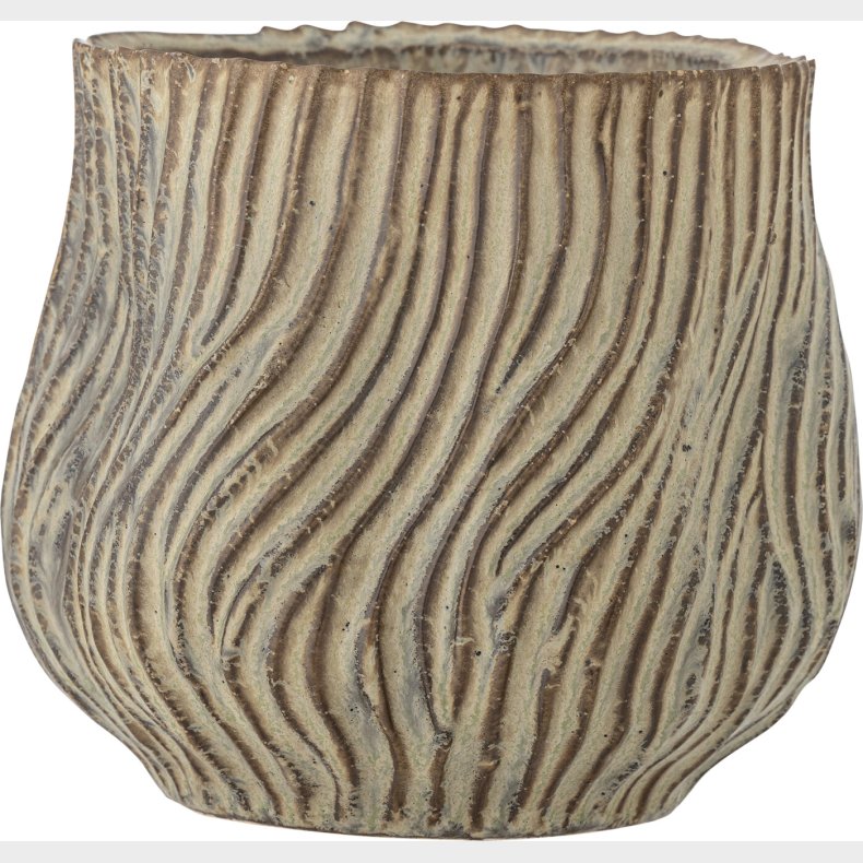 Bloomingville - Dua Urtepotteskjuler - Grn - Stentj Keramik