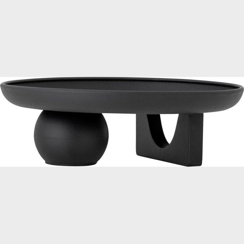 Bloomingville - Dustin Fad Til Dekoration - Sort - Jern Metal