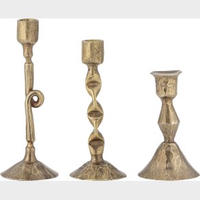 Bloomingville - Efsa Lysestage - Brass - Metal - St Med 3