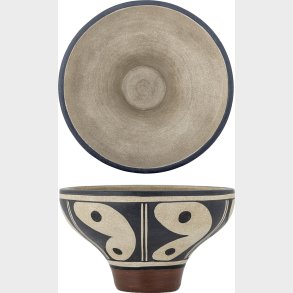 Bloomingville - Elfrida Skl - Sort - Terrakotta