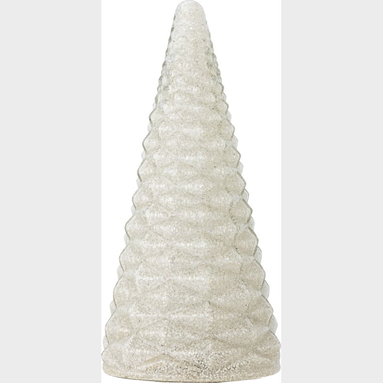 Bloomingville - Emilius Glas Juletr - Slv - Genanvendt Glas