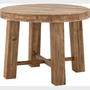 Bloomingville - Emmett Rundt Sofabord - Mdf Og Fyrretr - Brun