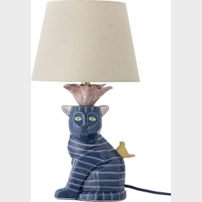 Bloomingville - Eri Bordlampe - Bl� - Stent�j Keramik