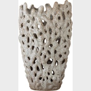 Bloomingville - Eunice Deko Vase - Hvid - Stentj