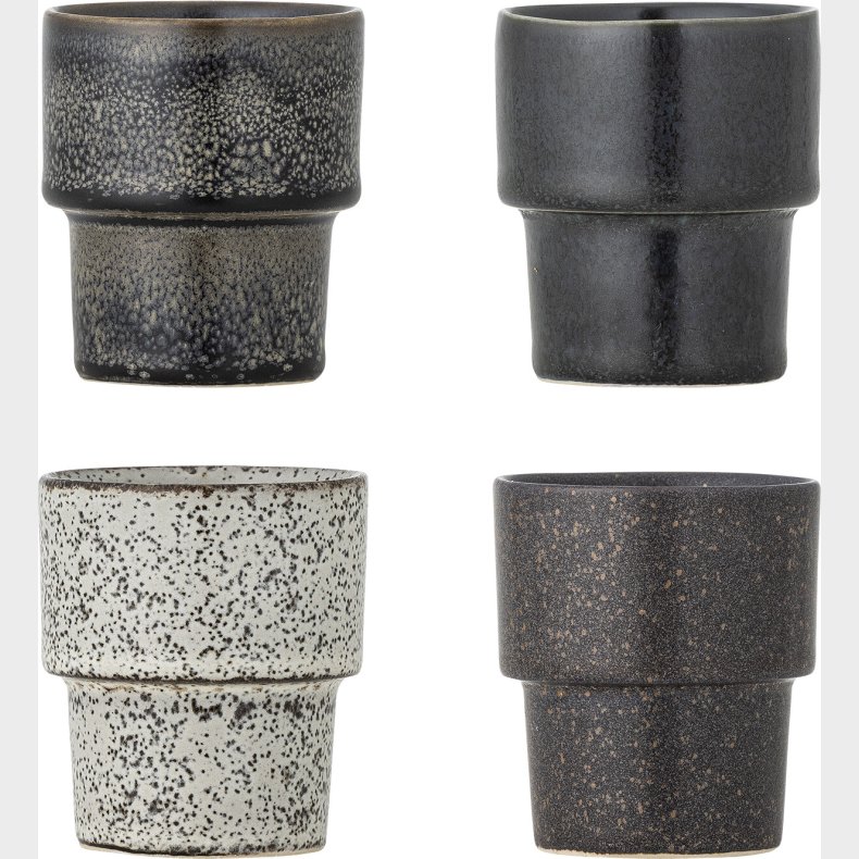 Bloomingville - Ewan Espressokopper - Brun - 4 Stk.