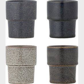 Bloomingville - Ewan Kopper - Brun - 4 Stk. - Stent�j Keramik