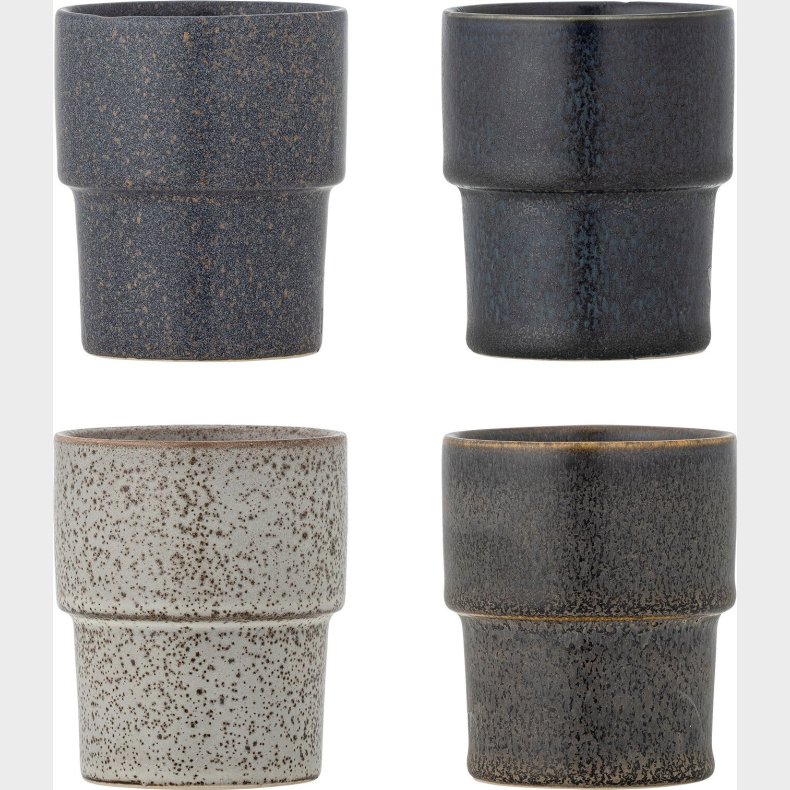 Bloomingville - Ewan Kopper - Brun - 4 Stk. - Stent�j Keramik