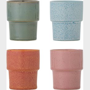 Bloomingville - Ewan Kopper - Rosa - 4 Stk. - Stentj Keramik