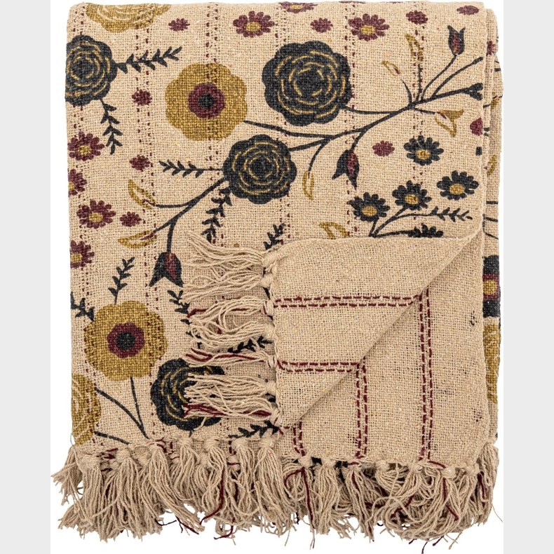 Bloomingville Plaid - Eydis - Genanvendt Bomuld - 160x130 Cm