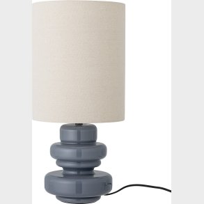 Bloomingville - Fabiola Bordlampe Med Skrm - Bl - Glas