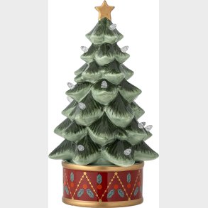 Bloomingville - Fannie Juletr� Med Lys - Gr�n - Keramik