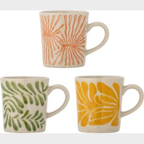 Creative Collection - Fauni Krus - Gul - 3 Stk. - Stentj Keramik