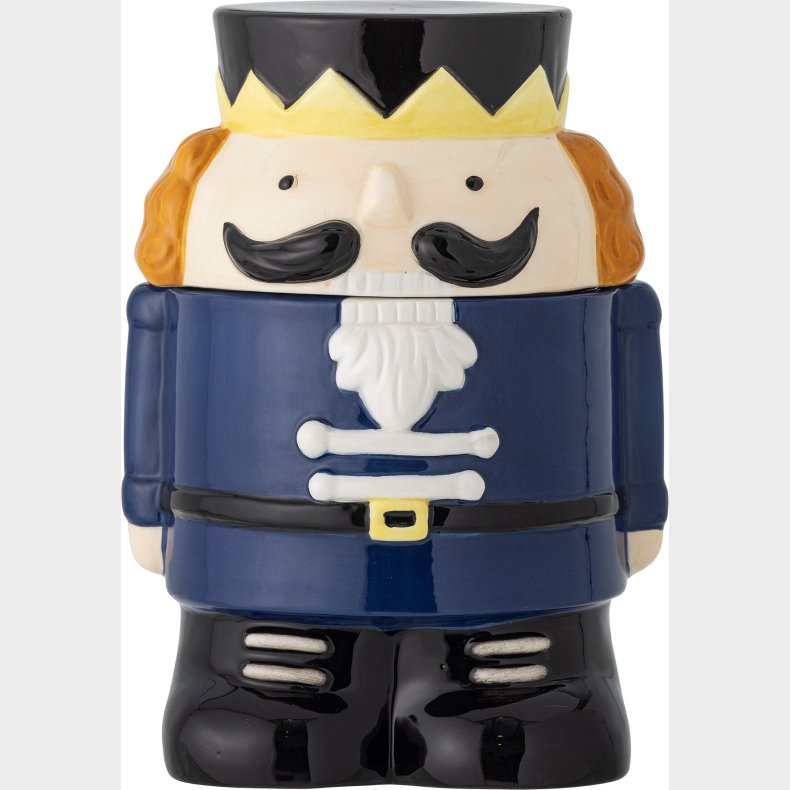 Bloomingville - Feast Krukke Med Lg - Nddeknkker - Bl - Keramik