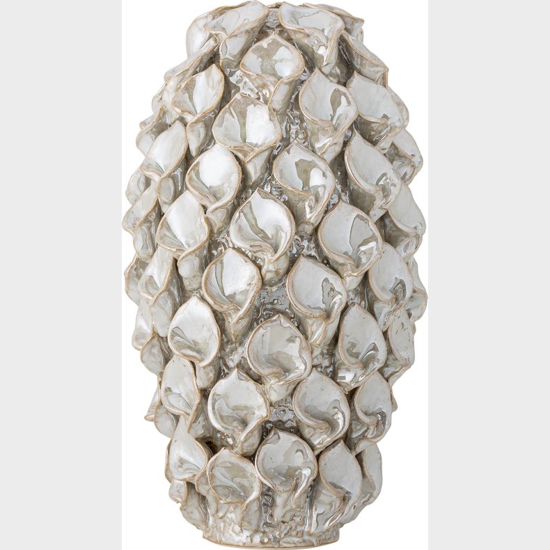 Bloomingville - Glenda Deko - Hvid - Stentj