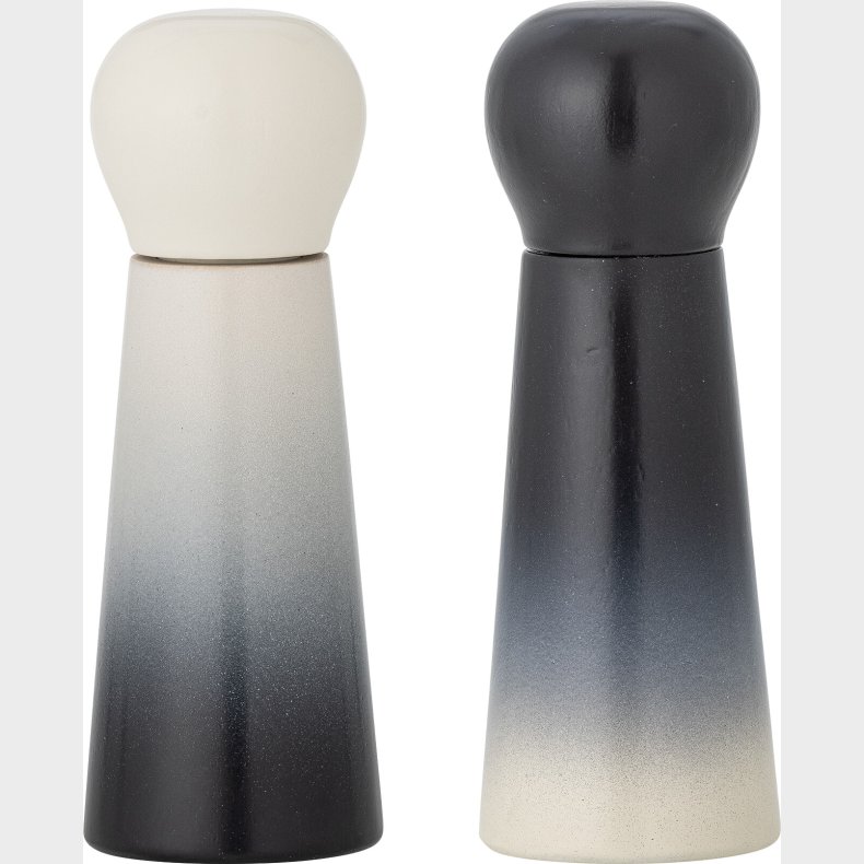 Bloomingville - Hyman Salt Og Peberkvrn - Bl - Gummitr - St Med 2