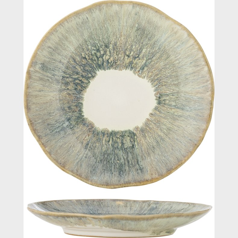 Bloomingville - Imogen Tallerken - Multifarvet - Stent�j Keramik