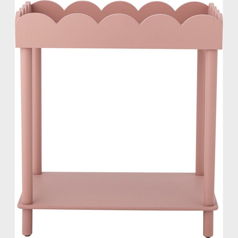 Bloomingville - Isola Firkantet Sidebord - Rosa - Fyrretr