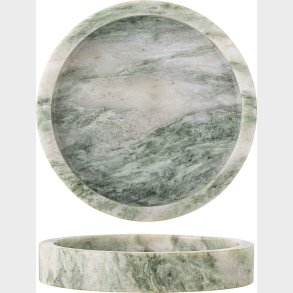 Bloomingville - Ivette Fad - Grn - Marmor