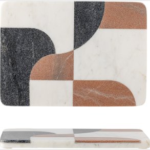 Bloomingville - Jazzi Skrebrt - Hvid - Marmor