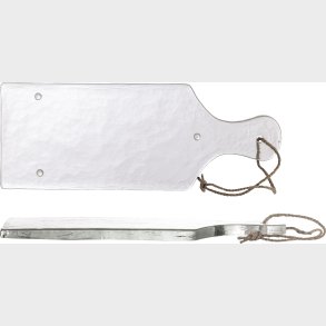 Bloomingville - Johni Serveringsbrt - Klar - Genanvendt Glas