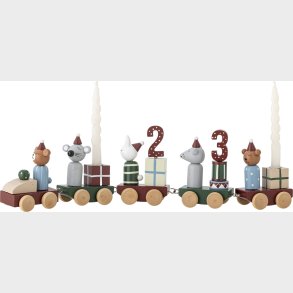 Bloomingville - Junaid Juletog - Rd - Mdf