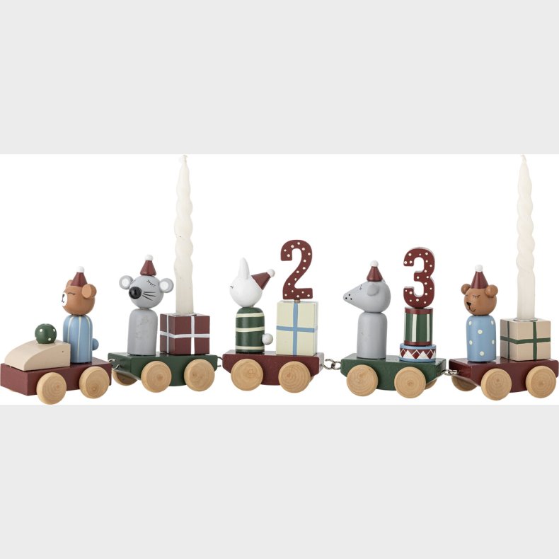 Bloomingville - Junaid Juletog - Rd - Mdf