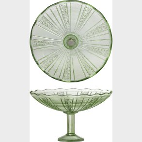 Bloomingville - Kaddy Opsats - Grn - Genanvendt Glas