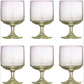 Bloomingville - Luciana Drikkeglas - Lilla - 6 Stk.