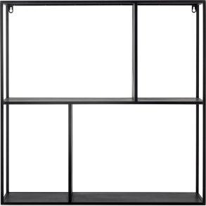 Bloomingville - Mack Hylde Til V�g - Sort - Metal