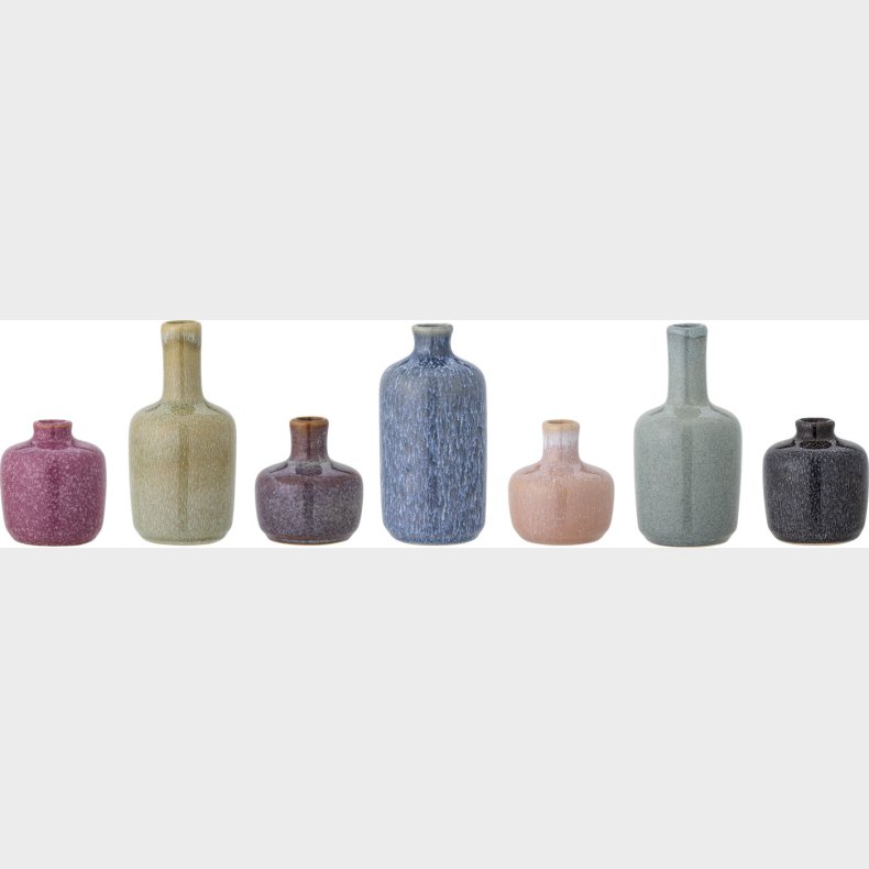 Bloomingville - Maien Vase - Grn - Stentj Keramik - 7 Stk