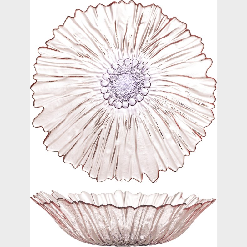 Bloomingville - Sk�l Mariko - Rosa - Glas - �31 Cm